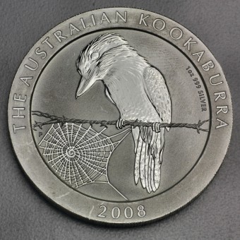 Silbermünze 1oz "Kookaburra" 2008 (Australien)