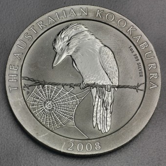 Silbermünze 1oz "Kookaburra - 2008" 