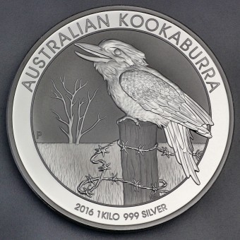 Silbermünze 1kg "Kookaburra - 2016" 