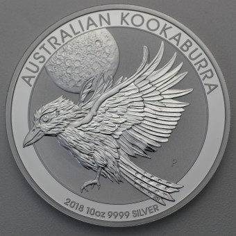 Silbermünze 10oz "Kookaburra" 2018 (Australien)