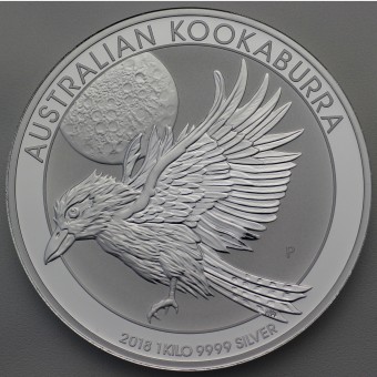 Silbermünze 1kg "Kookaburra - 2018" 