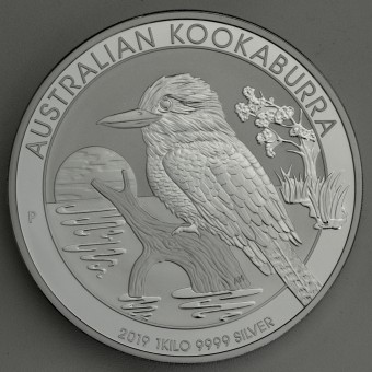 Silbermünze 1kg "Kookaburra - 2019" 