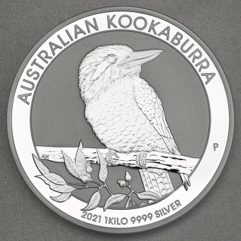 Silbermünze 1kg "Kookaburra - 2021" 