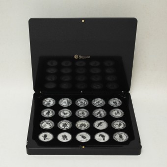 Silbermünze 20 x 1oz "Kookaburra" 20. Jubiläum Set – 20-teilig (Australien)