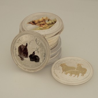 Silbermünze "LUNAR" (Junk-Bag) 20x 1oz 