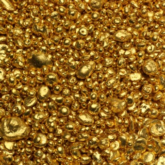 Flussgold-Goldgranulat 1g aus Deutschem Naturgold 