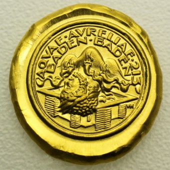 Flussgold-Medaille 2018 "Caracalla Rheingold" 