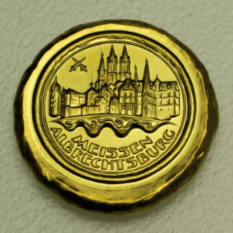 Flussgold-Medaille 2018 "Meißen Elbegold" 