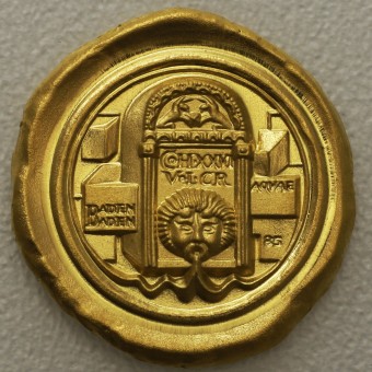 Flussgold-Medaille 2020 "Aquae - Heiße Quellen" 