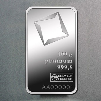 Platinbarren 100g VALCAMBI (Pt) 