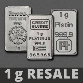 Platinbarren 1g (Resale) 