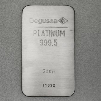 Platinbarren 500g Degussa (Pt) 