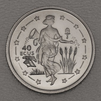 Platinmünze 1/10oz "40 Ecus" 1995 diff. (Gibraltar)