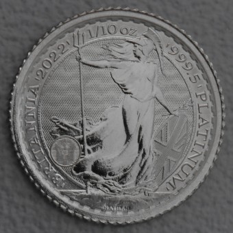 Platinmünze 1/10oz "Britannia" 2022 Elizabeth II. (Großbritannien)