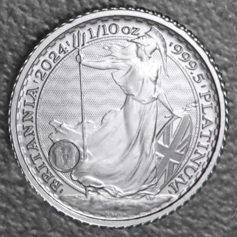 Platinmünze 1/10oz "Britannia" 2024 (Großbritannien)