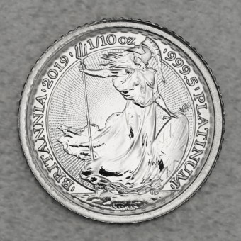 Platinmünze 1/10oz "Britannia" verschiedene Jahrgänge diff. (Großbritannien)