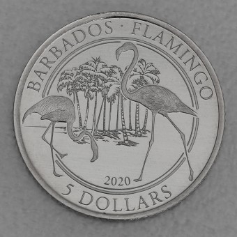 Platinmünze 1/10oz "Flamingo" 2020 (Barbados)