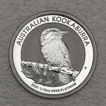 Platinmünze 1/10oz "Kookaburra" 2021 (Australien)