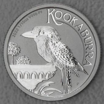 Platinmünze 1/10oz "Kookaburra" 2022 diff. (Australien)