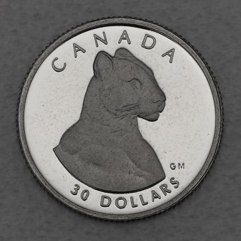 Platinmünze 1/10oz "Puma" 1992 Wildlife Canada (Kanada)