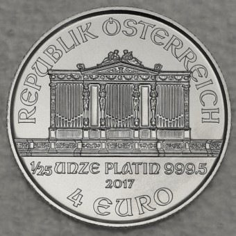 Platinmünze 1/25oz "Wiener Philharmoniker" diff. (Österreich)