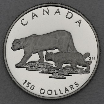 Platinmünze 1/2oz "Puma" 1992 Wildlife Canada (Kanada)