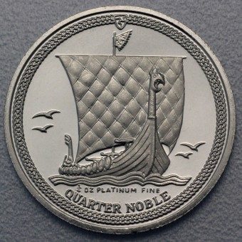 Platinmünze 1/4oz "Noble - Wikinger" Isle of Man