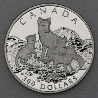 Platinmünze 1oz "Arctic Fox" 1993 Wildlife Canada (Kanada)