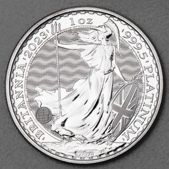 Platinmünze 1oz "Britannia" verschiedene Jahrgänge Charles III. diff. (Großbritannien)