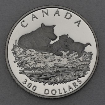 Platinmünze 1oz "Grey Wolf" 1998 Wildlife Canada (Kanada)