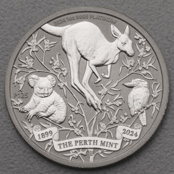 Platinmünze 1oz "The Perth Mint" 2024 125th Anniversary (Australien)