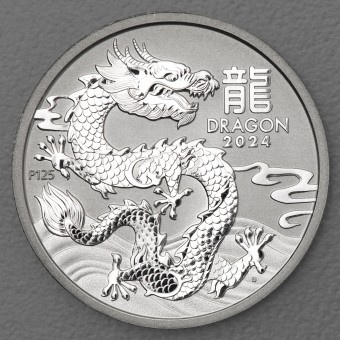 Platinmünze 1oz "Lunar III - Drache 2024" Year of the Dragon