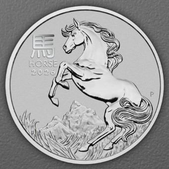 Platinmünze 1oz "Pferd" 2026 Lunar III – Year of the Horse (Australien)