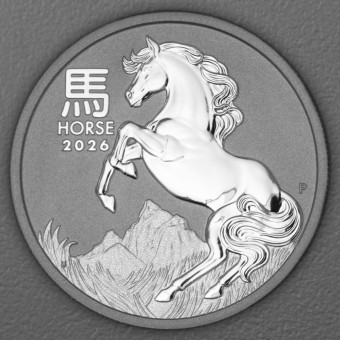 Platinmünze 1oz "Pferd" 2026 Lunar III – Year of the Horse (Australien)