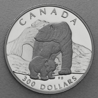 Platinmünze 1oz "Polar Bear" 1990 Wildlife Canada (Kanada)