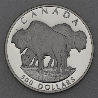 Platinmünze 1oz "Wood Bison" 1997 Wildlife Canada (Kanada)