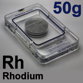 Anlage-Rhodium 50g (999 Rh), pulverförmig 