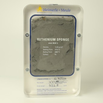 Anlage-Ruthenium 300g (999 Rt), pulverförmig 