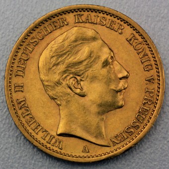 Investmentpaket 100xGoldmünze"20 Mark/Wilhelm II." 