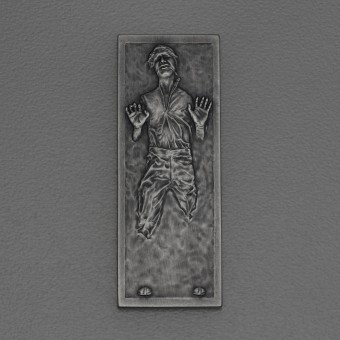 Münzbarren 1oz "Han Solo" 2022 Karbonit-Barren antikes Finish