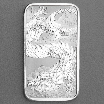 Silber Münzbarren 1oz "Rectangular Dragon" 2023 (Australien)