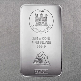 Münzbarren 250g "Fiji" (Argor-Heraeus) geprägt 