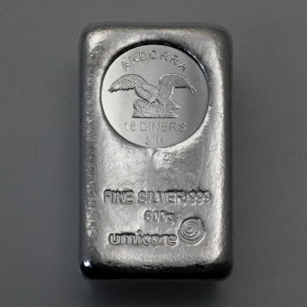 Münzbarren 500g "Andorra/Umicore" (999 Ag) 