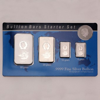 Münzbarren "Cook Islands" 5g+10g+20g+50g Set - 4teilig