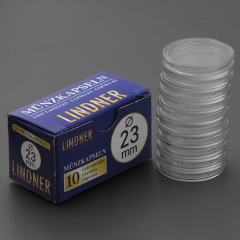 Münzkapseln 23 mm 10er-Packung 