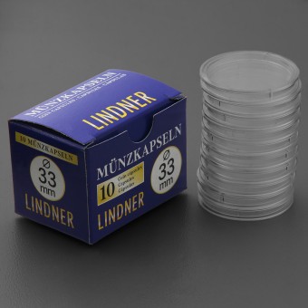 Münzkapseln 33mm 10er-Packung 