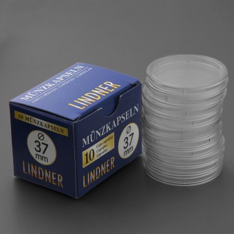 Münzkapseln 37mm 10er-Packung 