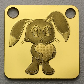 Gold-Schmuckbarren 5g "Bunny/Hase" PAMP 