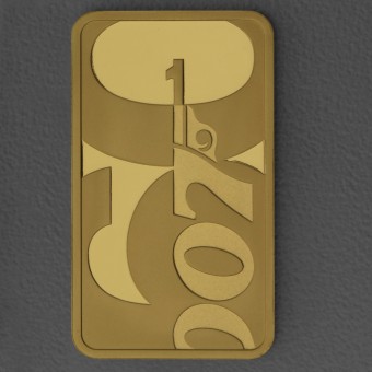 Gold Münzbarren 1oz "60 Jahre James Bond 2022"(PP) Polierte Platte