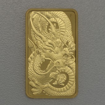 Gold Münzbarren 1oz "Rectangular Dragon" 2021 (Australien)